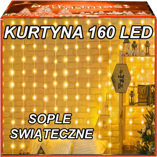 Operum cencúľ svetelný záves 101 - 200 svetiel